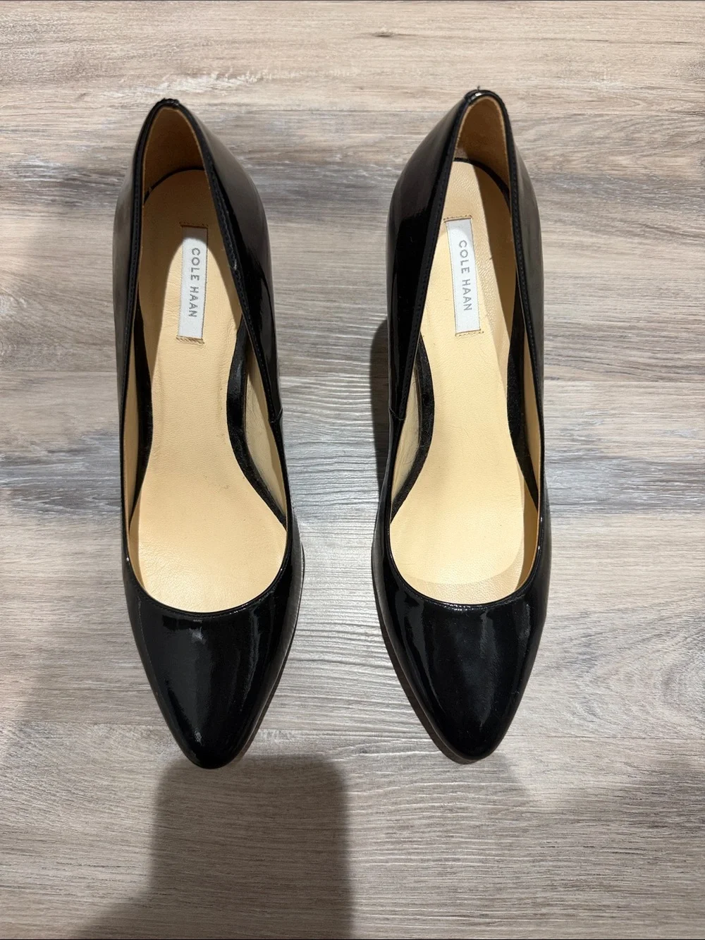 Cole Haan Black Patent Pumps